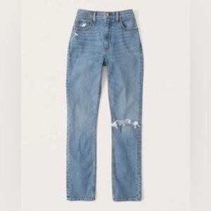 Abercrombie size 30 Women’s curve love ultra high-rise 90s slim straight jean